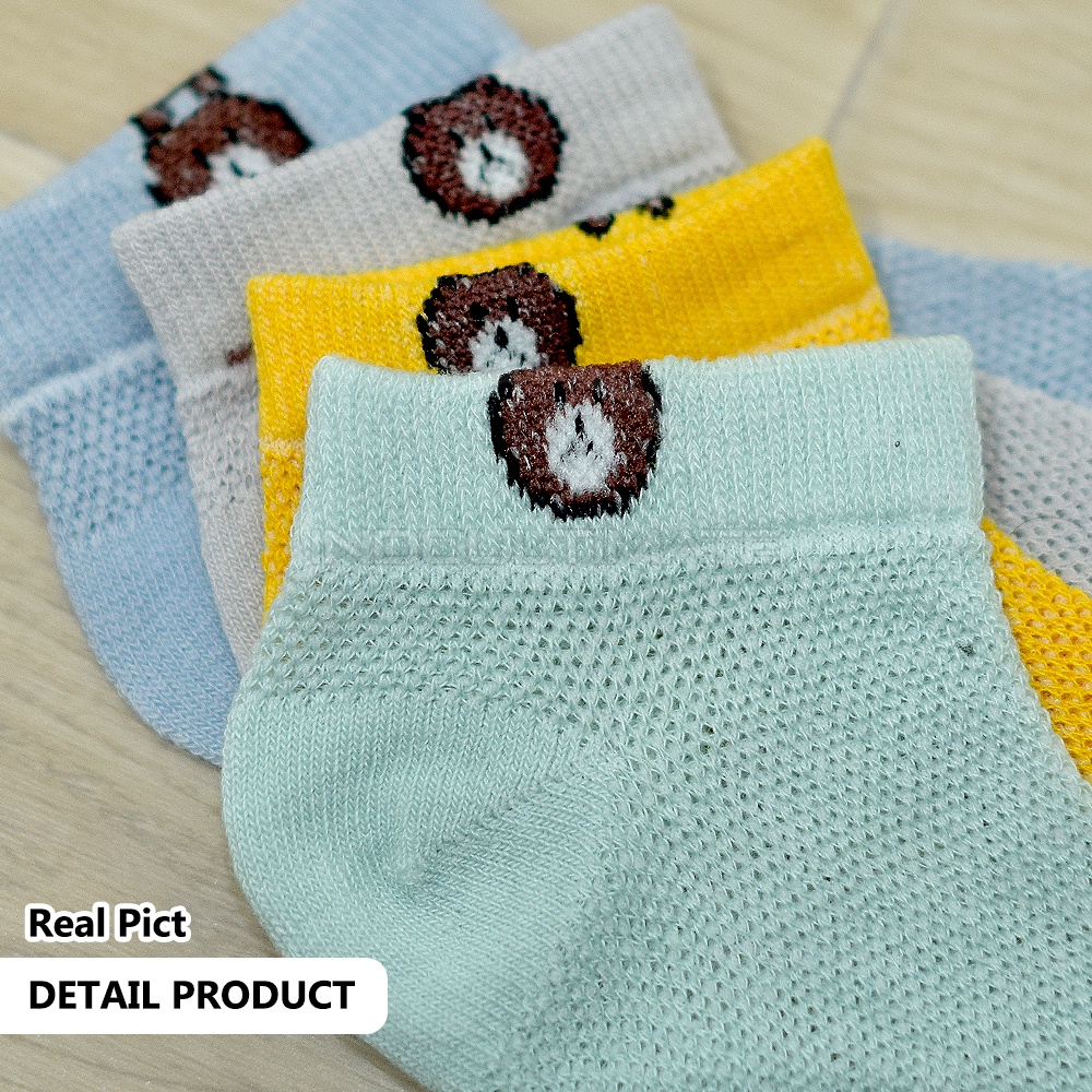 Kaos Kaki Anak Balita 0-2 Tahun Laki-Laki Perempuan Kaos Kaki Bayi Baby Socks KKA-706 Alas Kaki Anak Pelindung Kaki Sarung Kaos Kaki Anak Balita Laki-Laki Perempuan