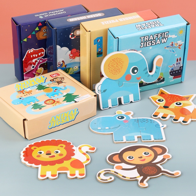 JIGSAW BOX PUZZLE | Mainan puzzle anak jigsaw edukasi