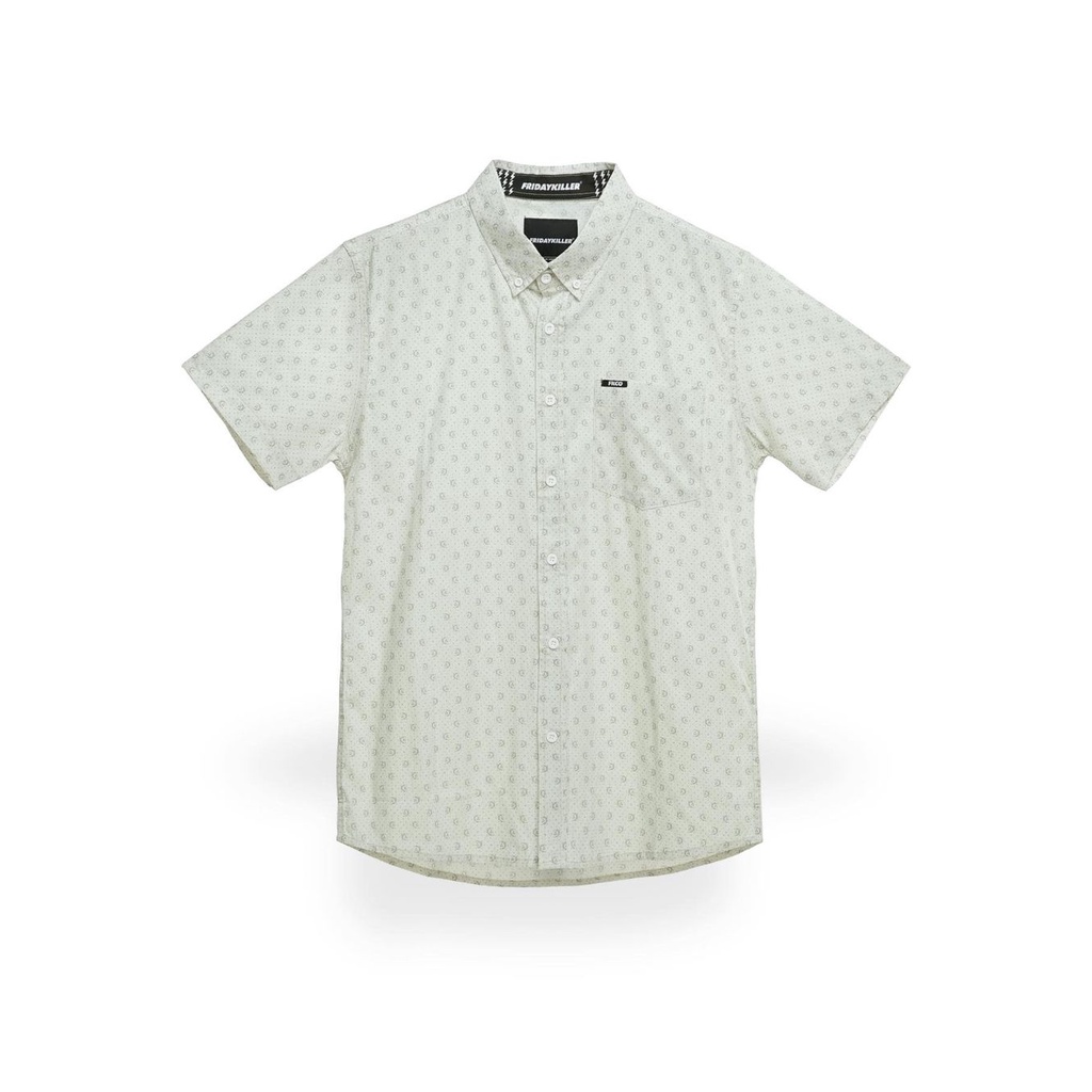 KEMEJA LENGAN PENDEK / SHIRT FRIDAY KILLER MOONES WHITE ORIGINAL