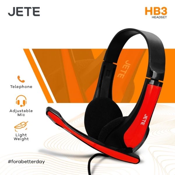 Bundling Headphone JETE HB3 + Mousepad JETE 01 - Garansi 2 Tahun