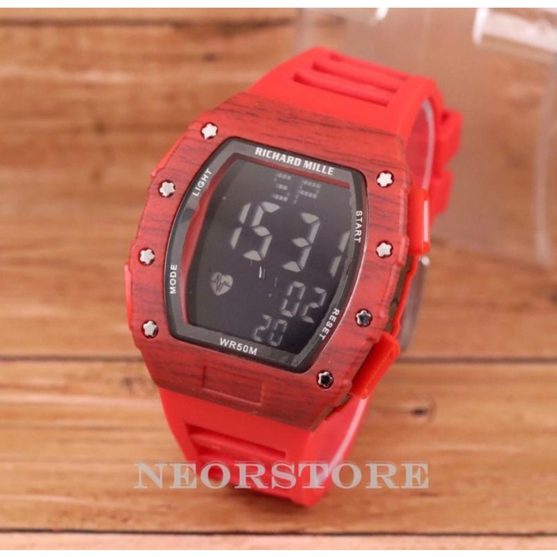 Jam Tangan Sporty Digital Terlaris Jam Tangan Pria Tahan Air