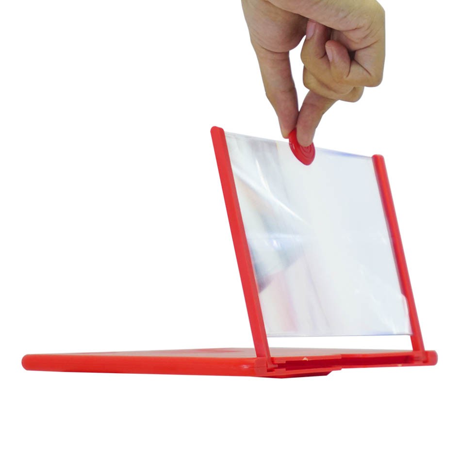 Kaca Pembesar Layar HP Untuk Nonton 3D Film For 10 Inch | 12 Inch Pembesar Video HD Ponsel Model Lipat dengan Braket Penahan Ponsel untuk Menonton Film Enlarged 3D Screen Mobile Phone