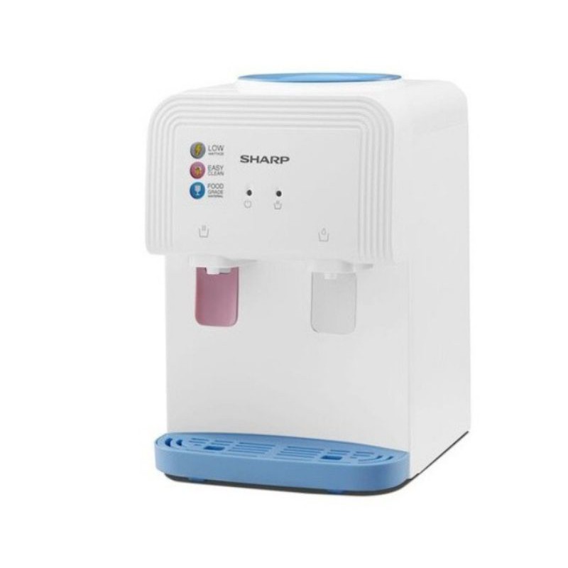 Promo Murah Dispenser Hot & Normal SHARP SWDT40N Minimalis & Elegan-Biru