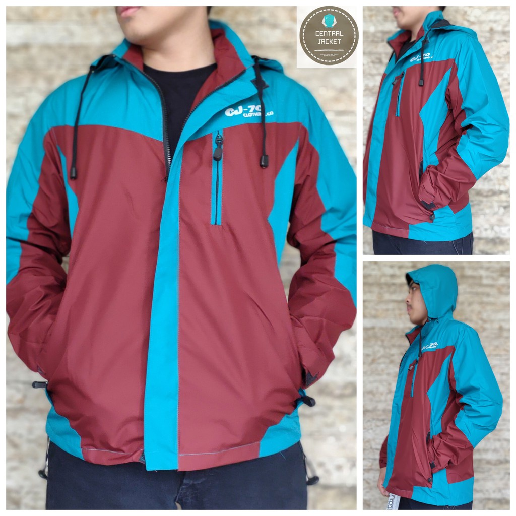 JAKET OUTDOOR PARASUT JN - WATERPROOF HIGH QUALITY - JAKET PARASUT PRIA