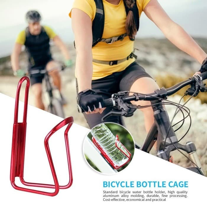 Holder Botol Minum Sepeda Aluminium Bracket Bottle Cage