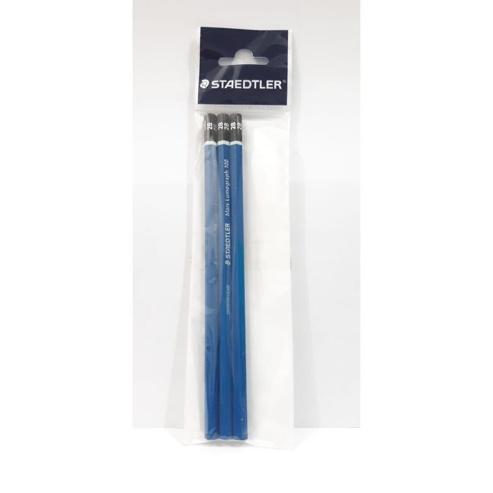 PENSIL UJIAN LUMOGRAPH STAEDTLER 100 2B @3 PCS