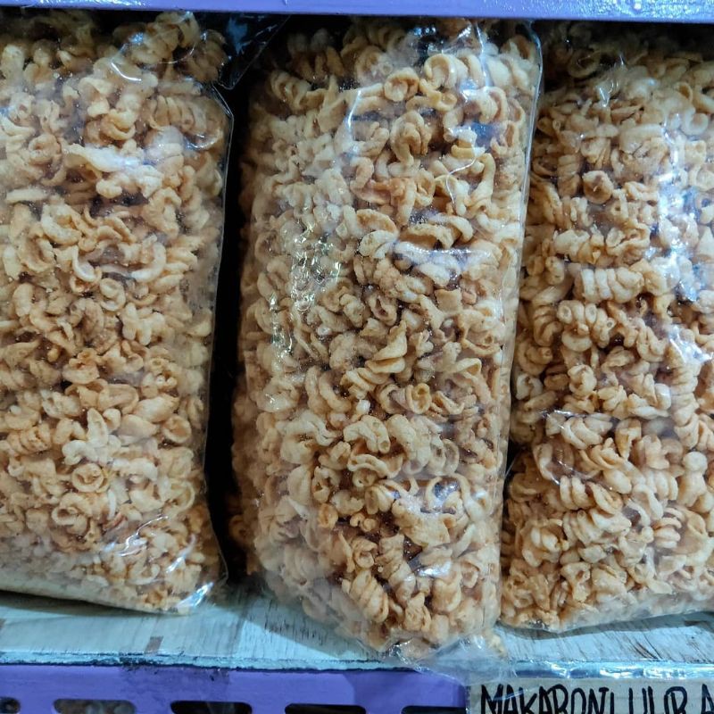 

Makaroni Ulir Asin 500gr