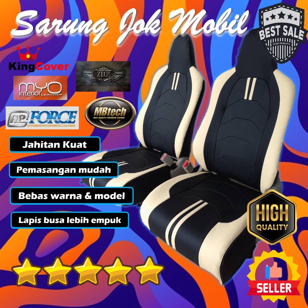 Sarung Jok Mobil HRV Brio Rocky Jazz Yaris Agya Raize Ayla Variasi pilihan bahan terbaik