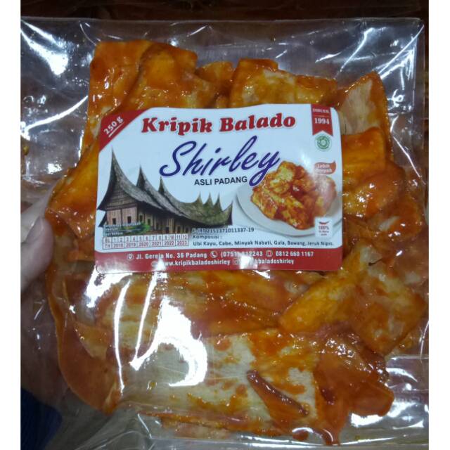 

Keripik Balado Shirley 250 Gram