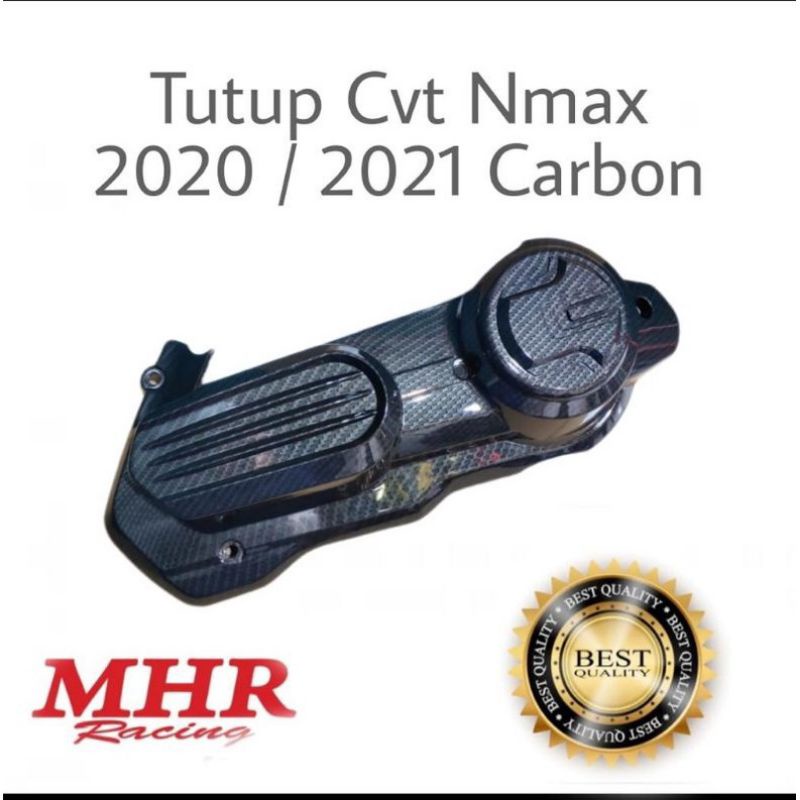 Tutup/ Cover CVT/ Filter Hawa Carbon MHR Nmax New2020-2022