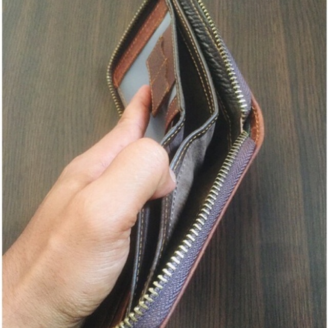 Dompet pria kulit asli berkualitas impor model res sleting full #dompet #dompetpria #dompetkulit #dompetcowok #dompetkeren