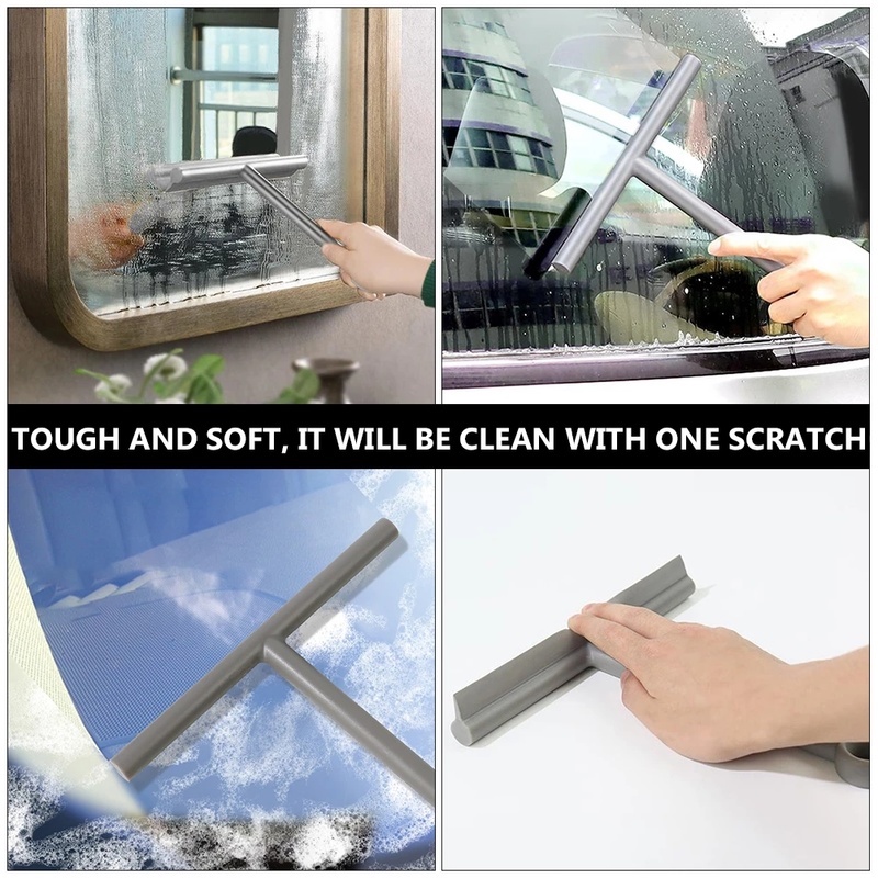 (Water Damage Squeegee) Alat Pembersih Kaca Jendela / Pintu Dengan Suction Cup