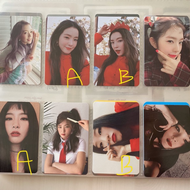 SM MUSEUM OFFICIAL PHOTOCARD RED VELVET