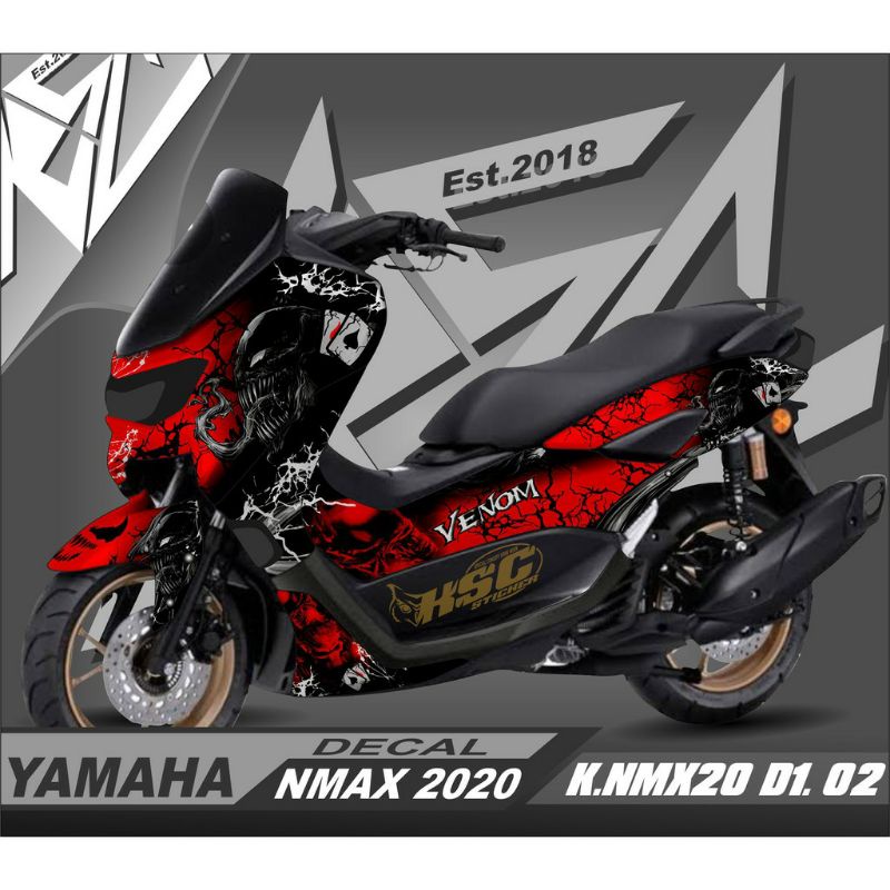 Decal Sticker Full Body Yamaha NMAX New 2020 Venom Racing