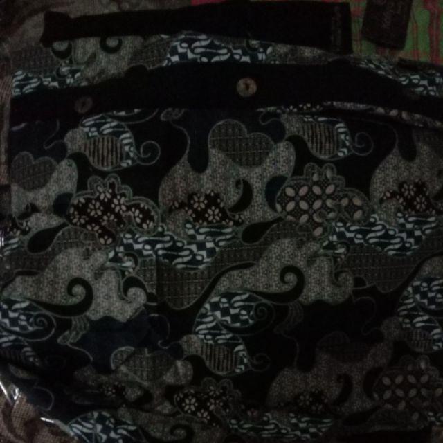Sahira Set Syari Gamis Batik Seragam Dinas Kafiya Hijab