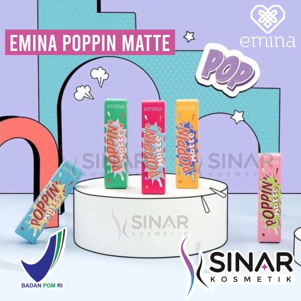 [Special Edition] Emina Poppin Matte X Chatime - Lipcream