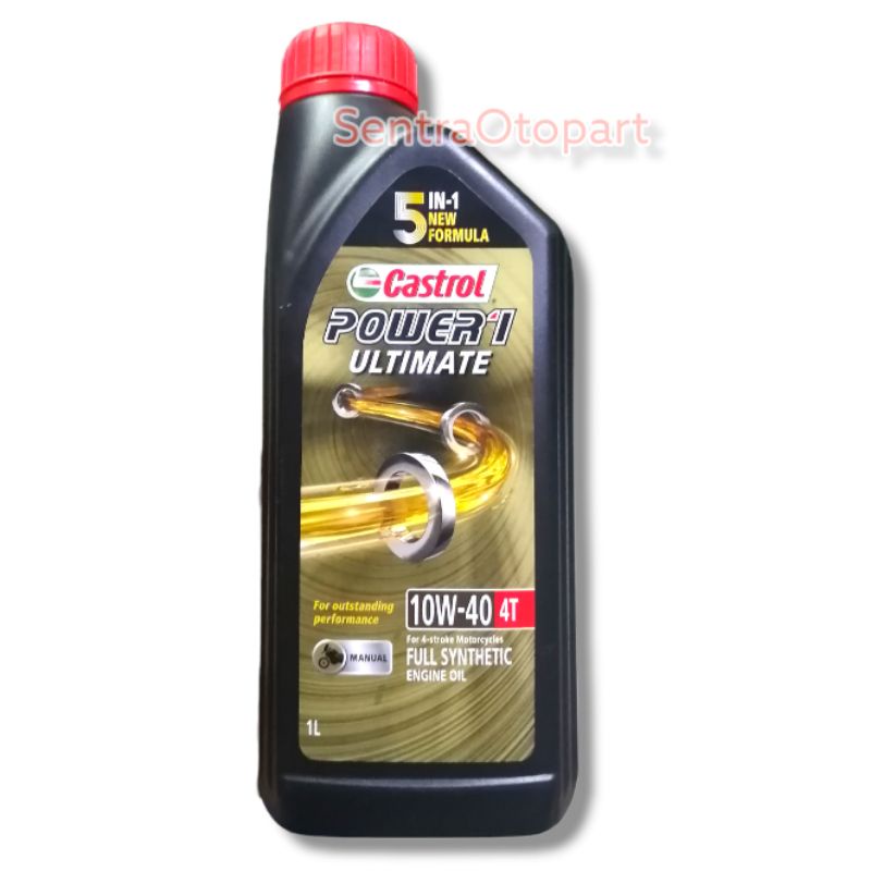 Oli castrol power 1 ultimate 10w 40 full synthetic 1000 ml 1 liter