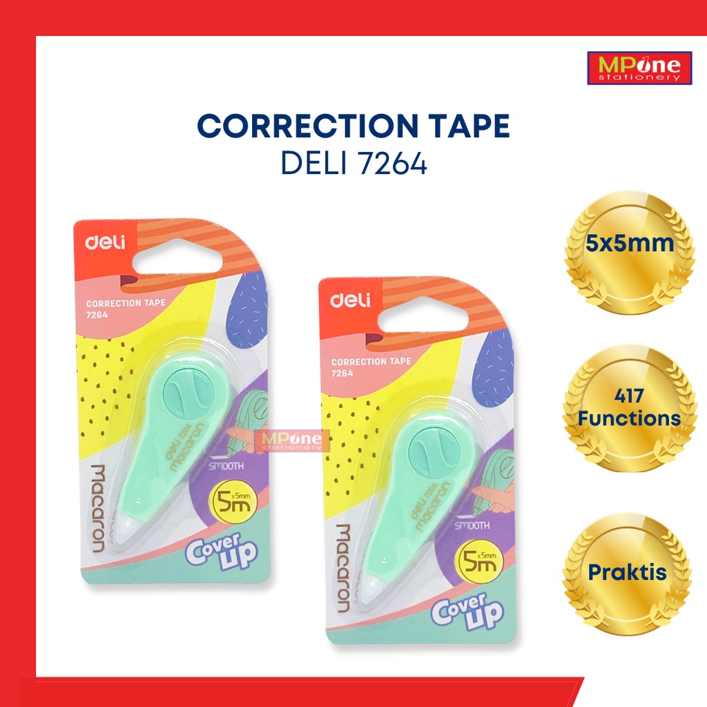 

Correction Tape Deli / Tip X Kertas Deli / Tip X Kertas 55mm*6m