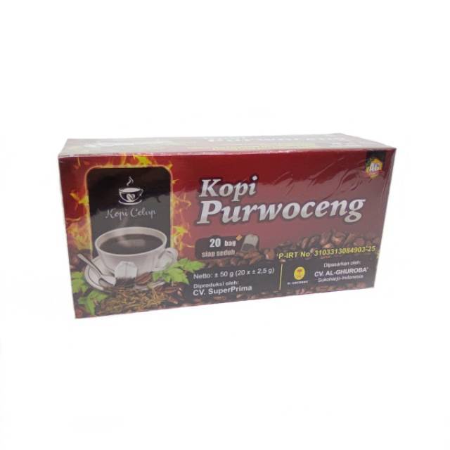 Kopi Celup Herbal Purwoceng Al-Ghuroba isi 20 Kantong