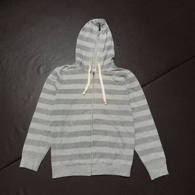 Zip hoodie TOPTEN grey original second bukan uniqlo
