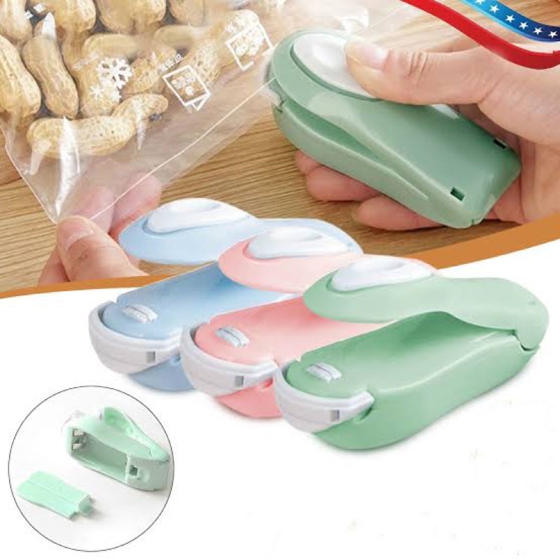 Mini hand sealer alat press platik snack