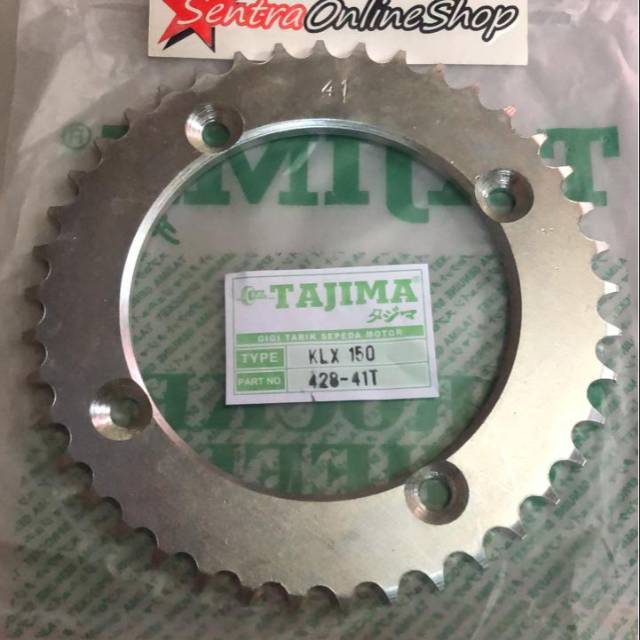 gir gear belakang klx 150 dtracker 41 428 tajima bukan TK sss xtreme