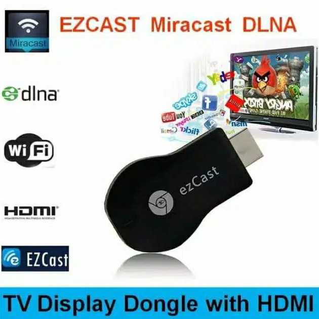 DONGLE HDMI ANYCAST  Alat koneksi HP ke TV/ Sambungan Hp ke TV
