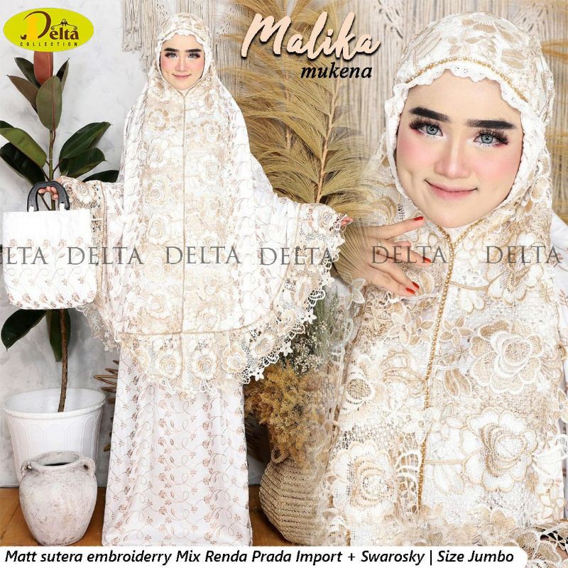 Mukena Malika renda exlusive