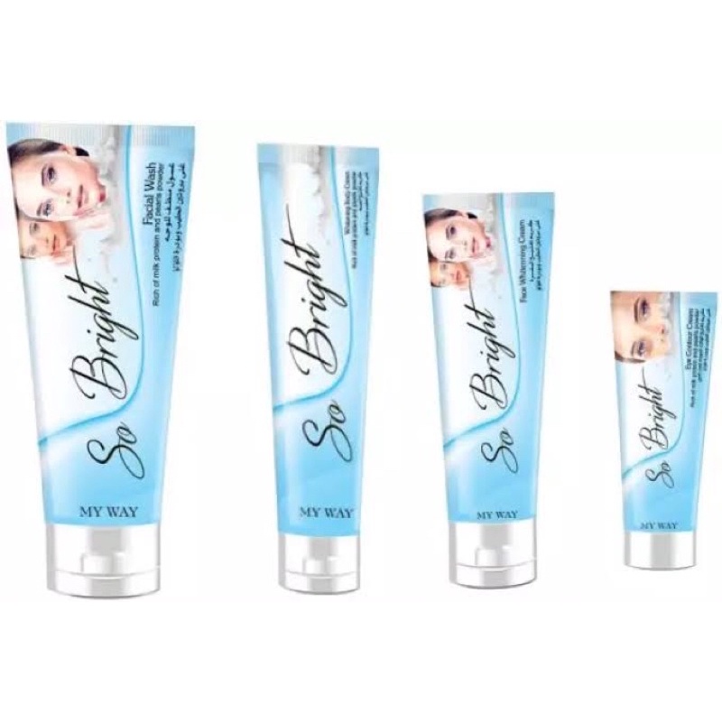 [ PROMO ] my way Skin Care So Bright biru rich of milk protein and pearls powder / menjadikan kulit 