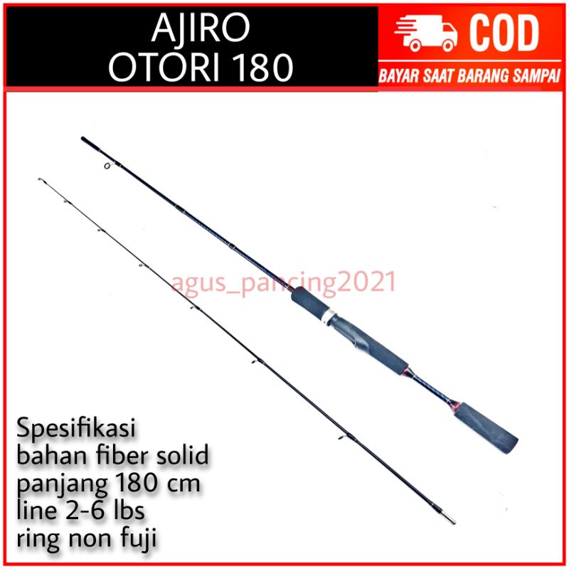 joran ajiro ul ultralight otori 165 180 198 cm
