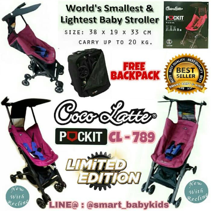 stroller cocolatte pockit 789