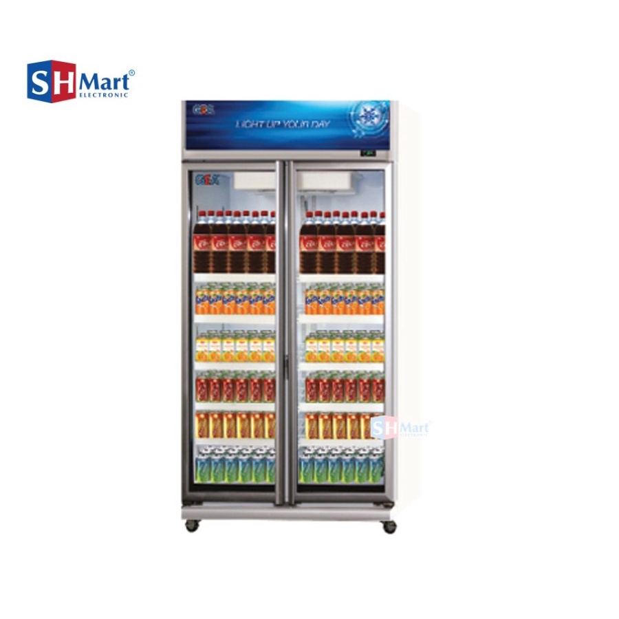 Showcase Cooler Display Cooler 2 Pintu GEA Expo 800 Garansi Resmi(SHMART ELECTRONIC MEDAN)