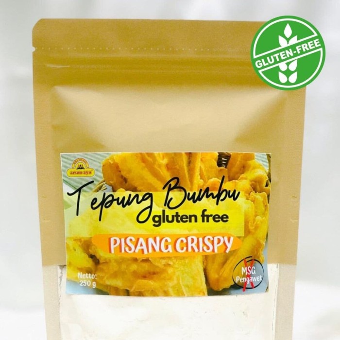 

cs01477 Tepung Serbaguna Gluten Free - Tepung Bumbu Pisang Goreng Da01D100