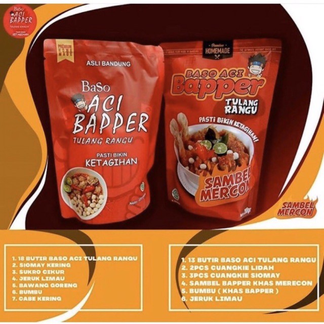 

Baso Aci Bapper Mercon 210g