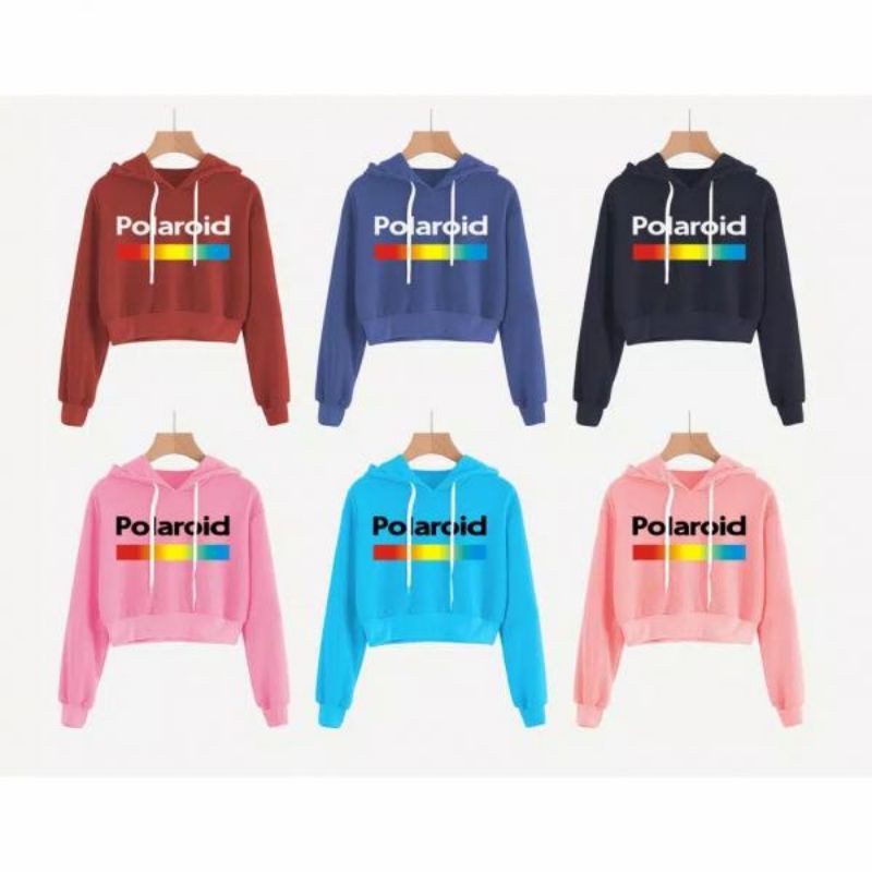SWETTER HOODIE CROP / SWETTER HOODIE CROP MURAH Polaroid