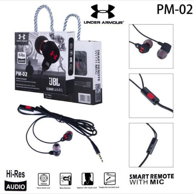 Headset Handsfree UBL PM-02 Earphone Bass