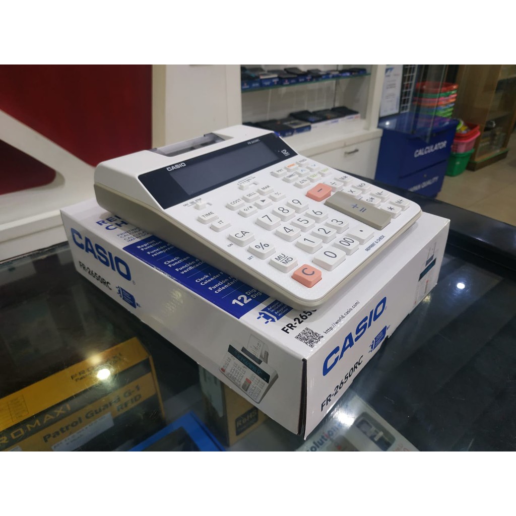 

JUAL KALKULATOR MERK CASIO TYPE FR-2650RC