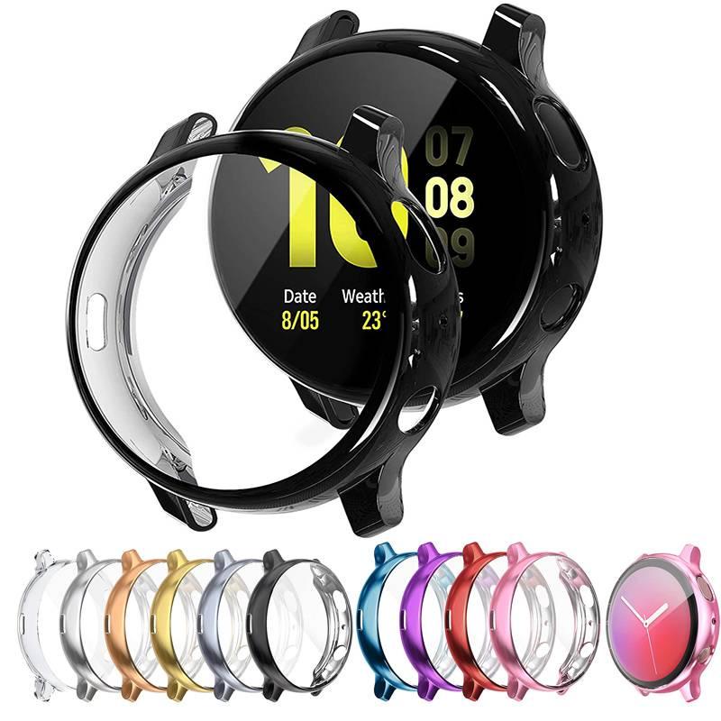 Case for Samsung Galaxy Watch 4 3 40mm 44mm 41mm 45mm screen TPU Bumper Soft Protection Cover For Samsung Galaxy Watch Active 2 40MM 44MM