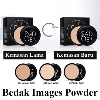 Bedak Padat Images Pro Powder SADOER Original / Bioaqua Bedak Padat Oil Control Powder MakeUp / Beda