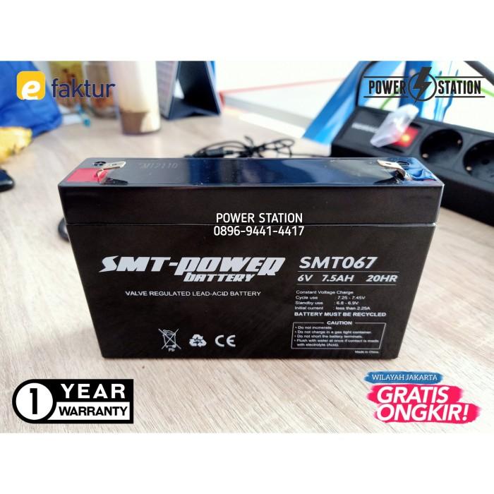 Aki Kering Baterai 6V 7AH 7,5AH 20HR Mainan Mobil Anak VRLA SLA SMT067