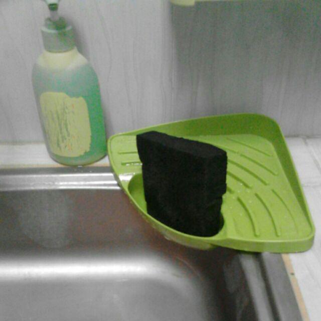 Ggmart Segitiga Tempat Spon Cuci Piring Serba Guna