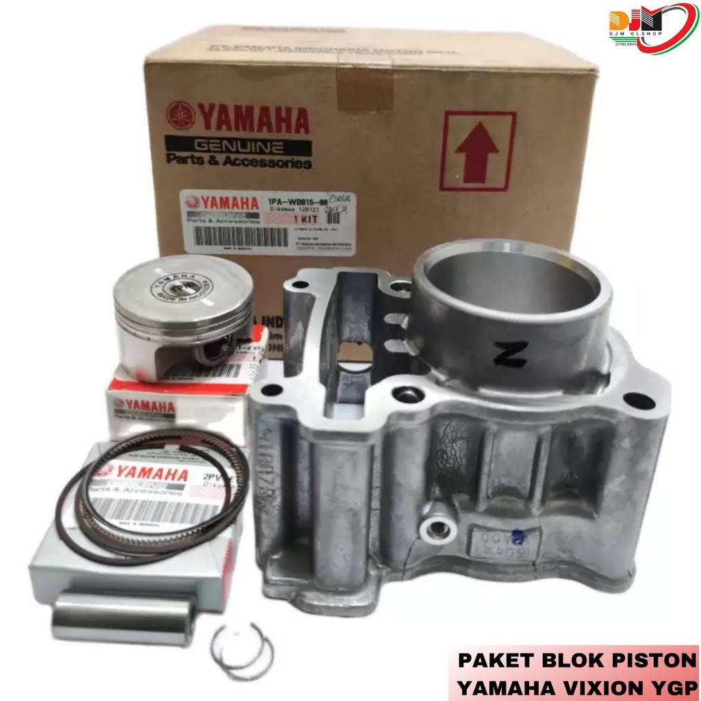 Paket Blok Seher Plus Piston Set Vixion New 1PA Original YGP 1PA-WB016-00