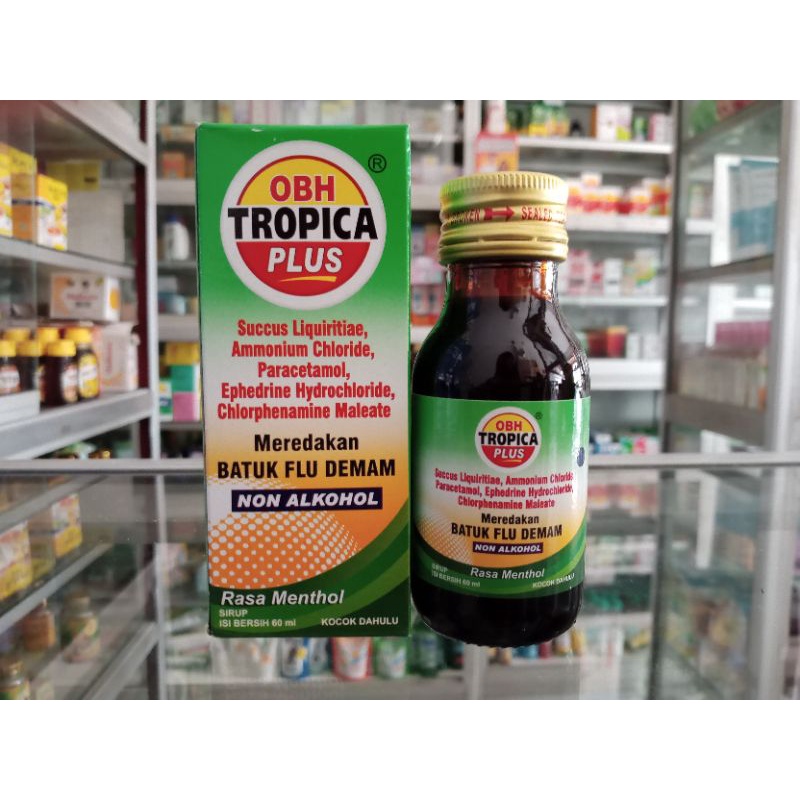 OBH TROPICA PLUS 60 ml Rasa Menthol | NON ALKOHOL