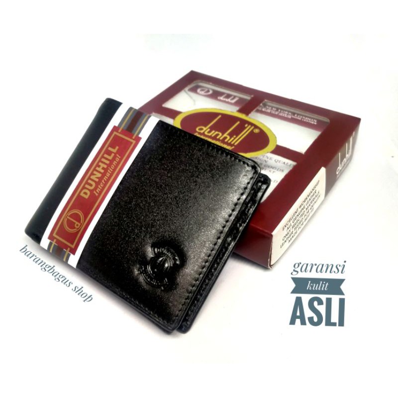 Dompet Kulit Pria Import branded Dunhill 018 (Garansi kulit asli)