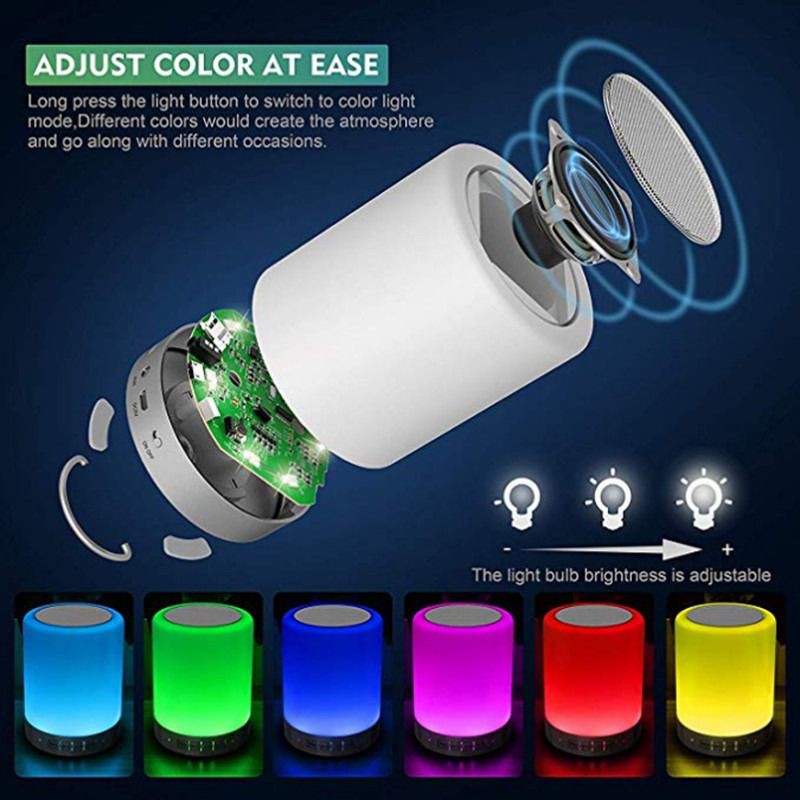 Speaker Bluetooth DOGS Project C67 Smart Touch Light