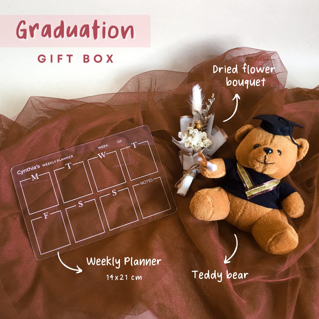 

Wisuda / Graduation Gift Box / Hampers (SET B) Unik Murah