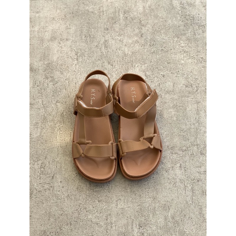 1.1 SALE HYS Sandal Gunung Jelly 2017-Coklat