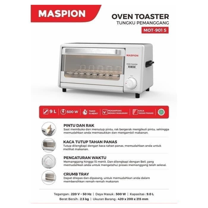 Oven toaster Maspion MOT 901S