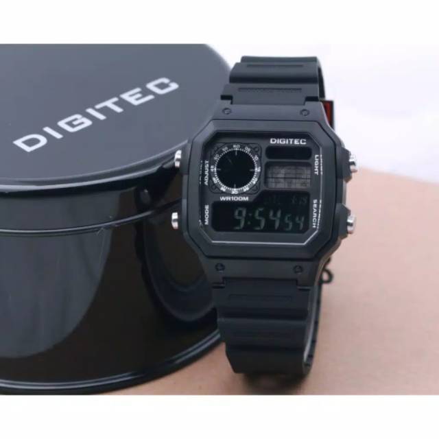 Jam Tangan Digitec DG 3080 Digital Tali Rubber Original Pria / Cowok