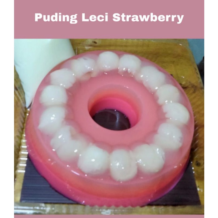 

Puding Leci Strawberry + vla